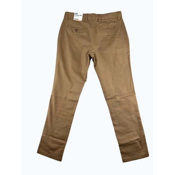 Old Navy Mens Ultimate Slim Built-In Flex Khaki Pants 29x30 Cotton Blend - Picture 3 of 13